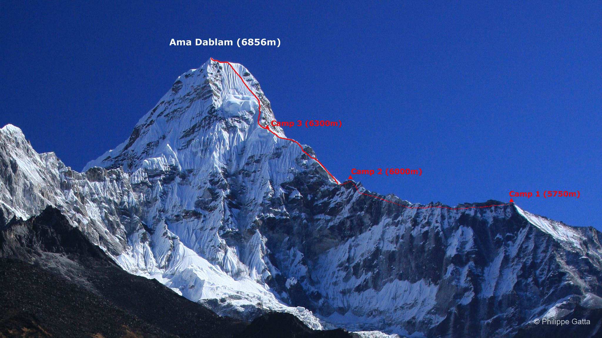 Ama Dablam (6 812 m), Népal