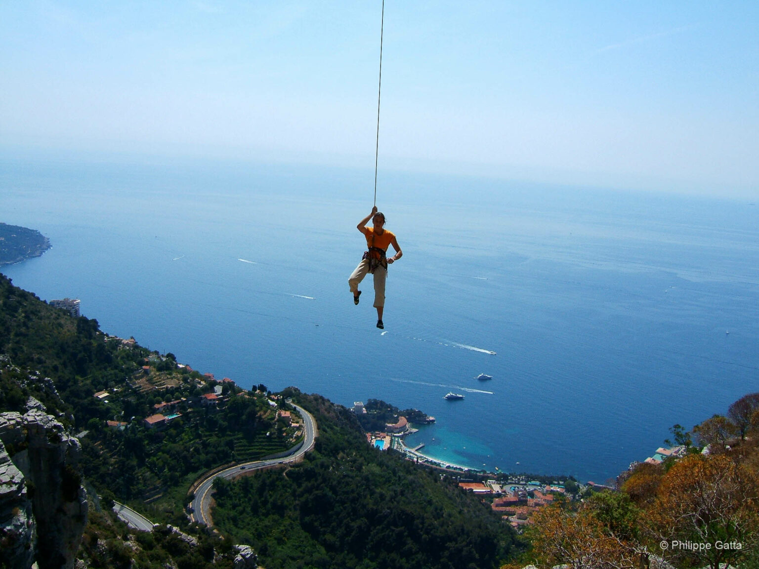 Escalade sur la Côte d'Azur, France